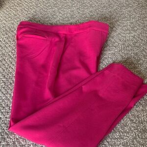 J. Crew Kate Pants in Bright Fuchsia Pink size 10